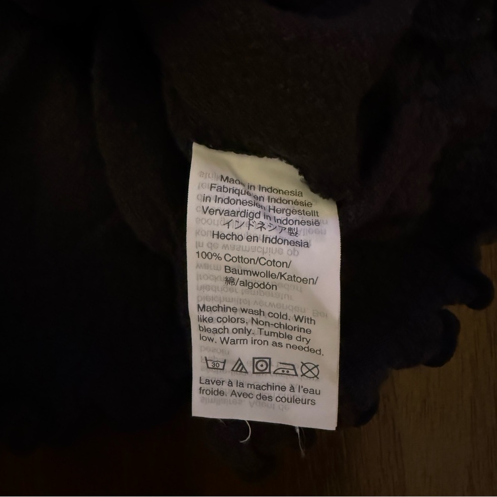 Madewell Texture and Thread Black Textured Blouse - Picture 3 of 4